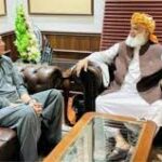 وزیر داخلہ محسن نقوی کی جمعیت علما اسلام  کے سربراہ مولانا فضل الرحمان سے ملاقات