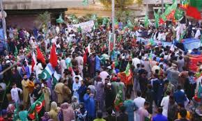 نہری منصوبے، جی ڈی اے، پی ٹی آئی کاکراچی میںدھرنا ،ریلی