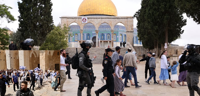 مسجد اقصیٰ اور مقدس مقامات پر یہودیوں کا حملہ( مسجد کو آگ لگا دی)
