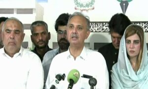 بجٹ گمراہ کن، فراڈ ، عوام کے گلے پر چھری پھیری گئی( عمر ایوب ،اسد قیصر)