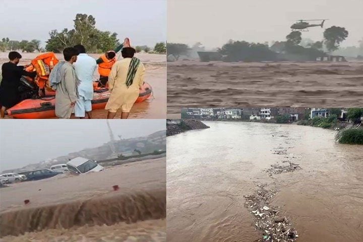 پنجاب ،راولپنڈی میںبارشوں سے تباہی(70 شہری جاں بحق ، 300سے زائد زخمی، فوج طلب )