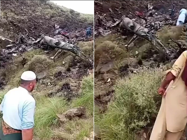 خیبر پختونخوا حکومت کا ہیلی کاپٹر گرکر تباہ،پائلٹ سمیت 5 افراد شہید