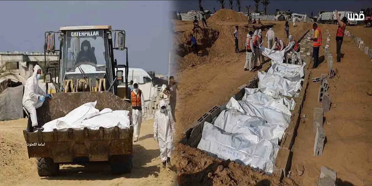 غزہ، اسپتال ملبے سے 35 ناقابل شناخت لاشیں برآمد