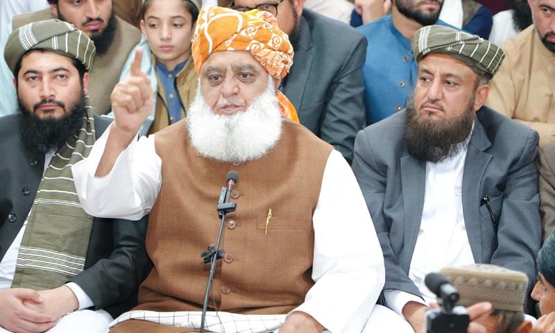 حکومت کا مینڈیٹ جعلی،عمران خان گرفتار کیوں ہیں،مولانا فضل الرحمان