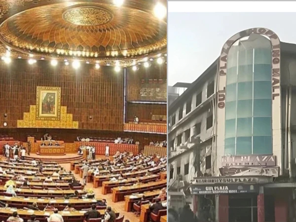 سانحہ گل پلازہ پر حکمران اتحاد آمنے سامنے(نون لیگ ، پیپلزپارٹی ،ایم کیو ایم کے قومی اسمبلی میں ایک دوسرے پر الزامات)