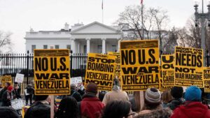 وینزویلا صدر نکولس مادورو گرفتار، امریکا سمیت دنیا بھر میں ٹرمپ کیخلاف نعرے بازی