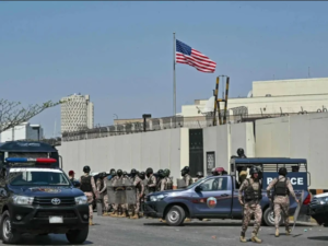 کراچی قونصلیٹ کے باہر مظاہرین پر فائرنگ امریکی میرینز نے کی