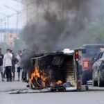 منی پورمیں دوبارہ فسادات پھوٹ پڑے،عوام،سیکیورٹی فورسزآمنے سامنے