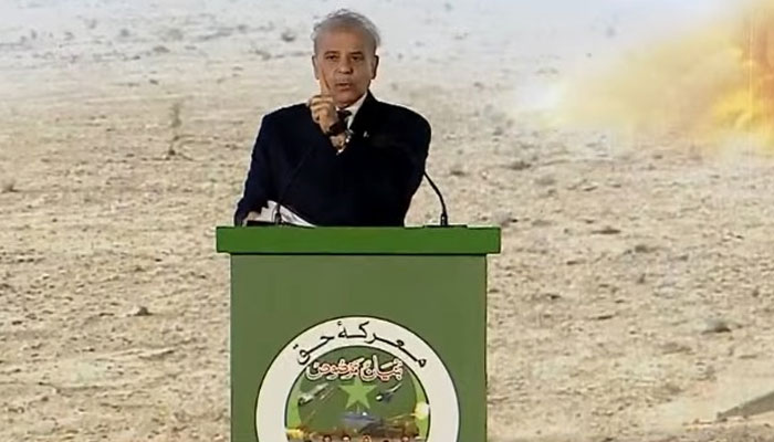 ہر طرف شاہینوں کا غلبہ، بھارت کے جہازوں کا ملبہ تھا،وزیراعظم